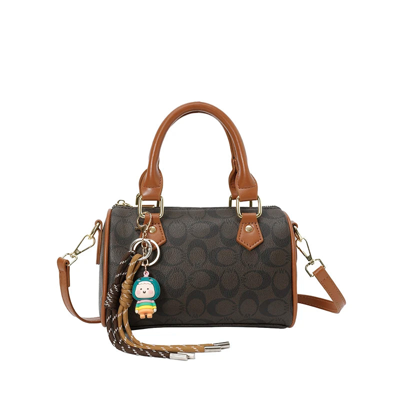 Women's Large Capacity Textured Diaper Bag – Chic Crossbody Shoulder Tote
