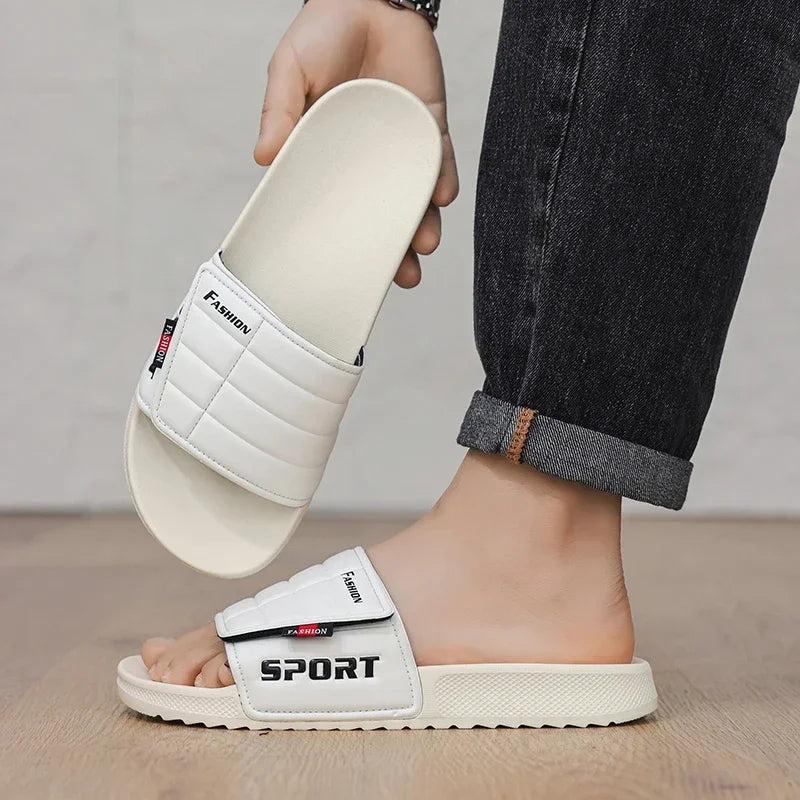 Lightweight Fashion Slippers – Breathable Indoor & Outdoor Slides
