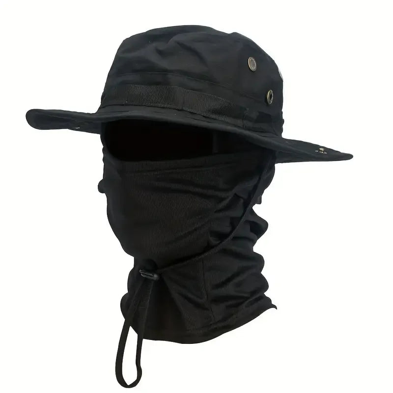 Camouflage Boonie Bucket Hat – Foldable Wide Brim Outdoor Sun Hat