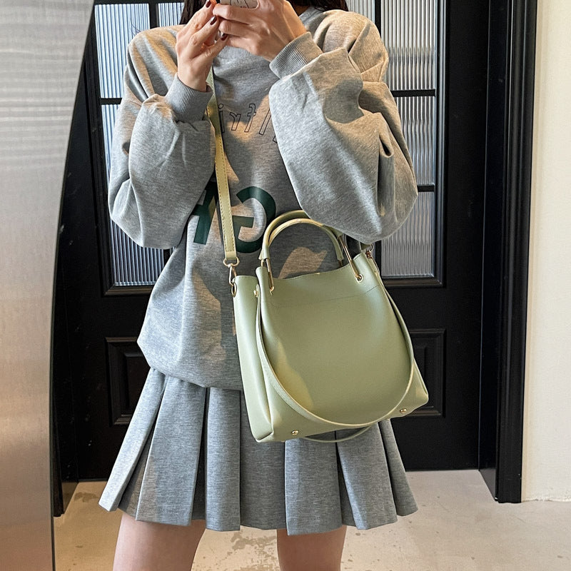 Women's PU Leather Bucket Bag | Shoulder & Crossbody - image 7