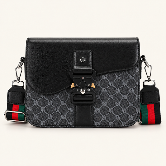 Men's PU Leather Crossbody Sling Bag