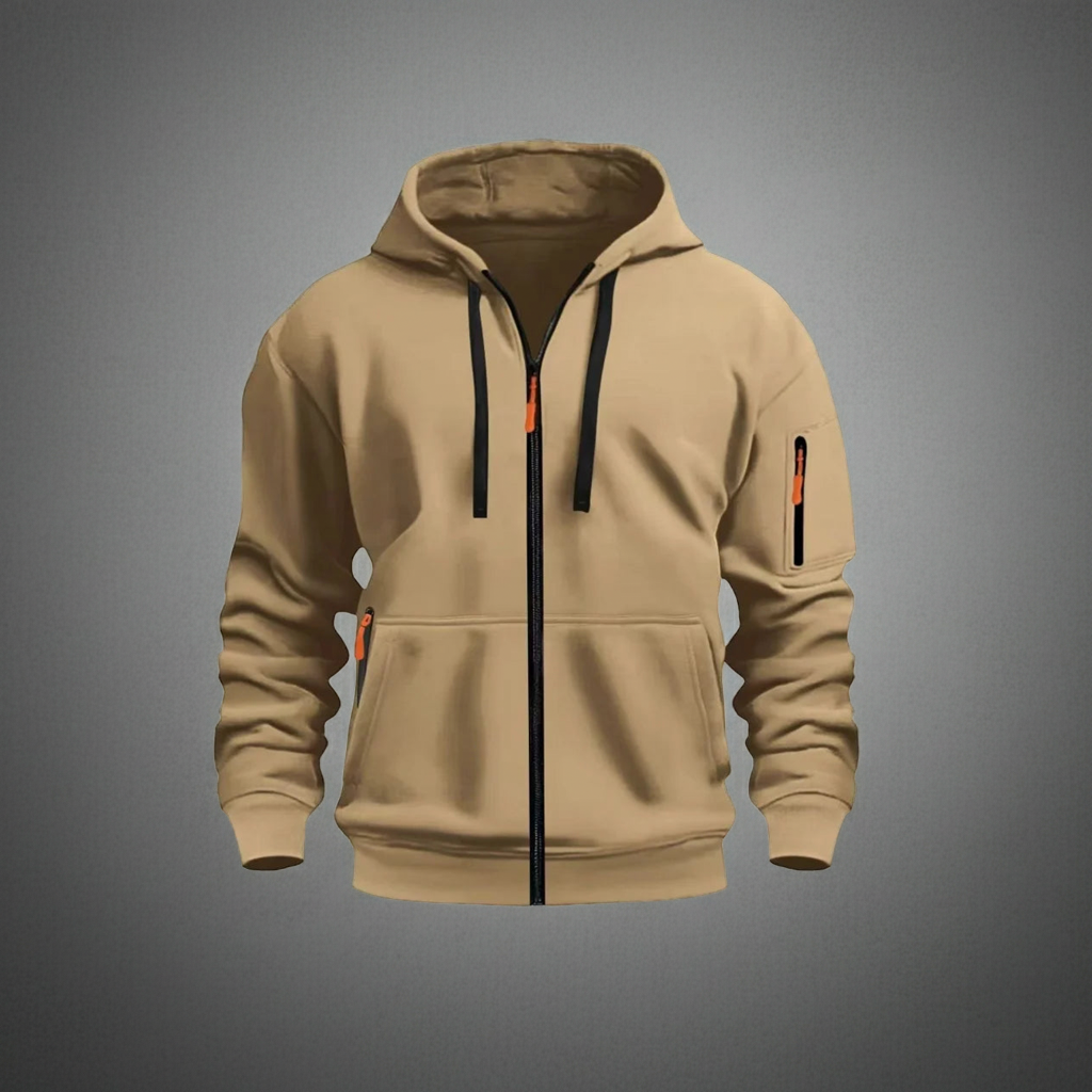 Men's Multi-Color Pullover Hoodie – Comfortable Everyday Casual Sweatshirt