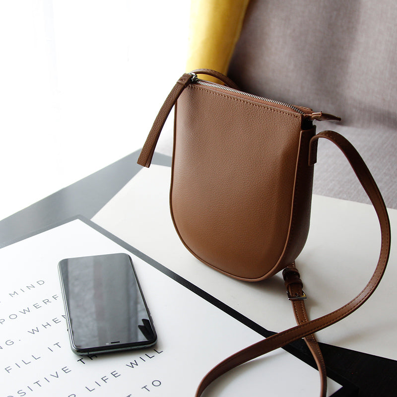 Atlantis Mini Phone Crossbody Bag – Beige