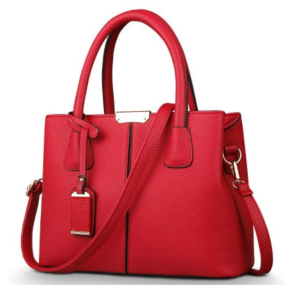 Lychee Texture Tote Bag — Structured Shoulder & Crossbody Bag - image 6