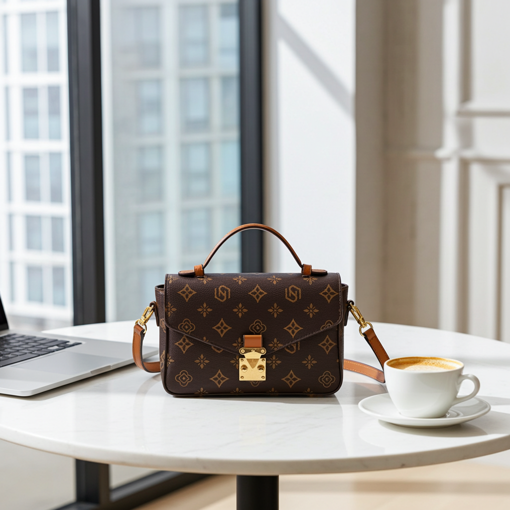 Women’s Floral PU Leather Shoulder Bag Satchel