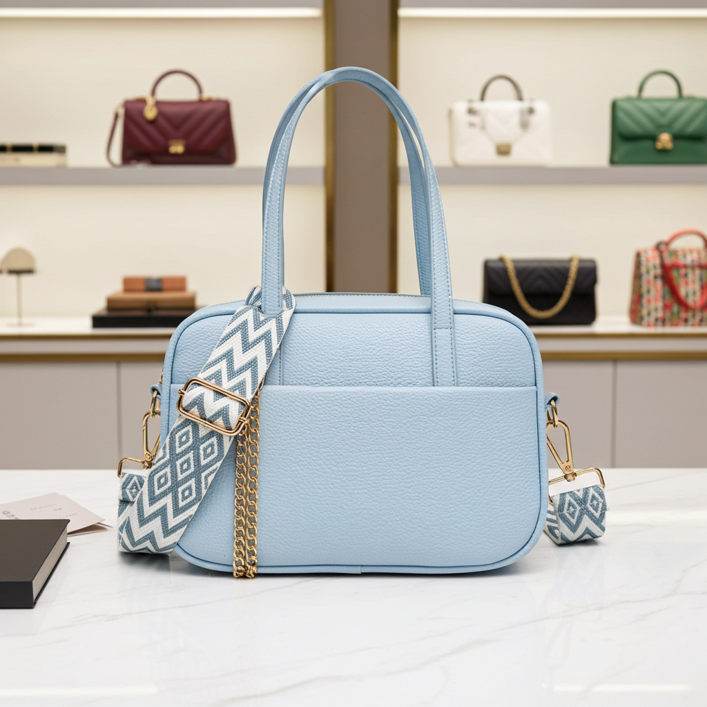 Women's Luxury Leather Tote Bag – Designer Handbag for Work & Travel