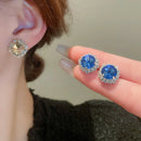 Luxury Crystal and Necklace Earrings