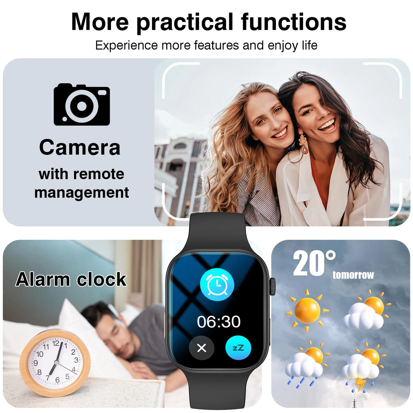 P98 Smart Watch – Wireless Calling, Multi-Sport Tracking & Heart Rate Monitor
