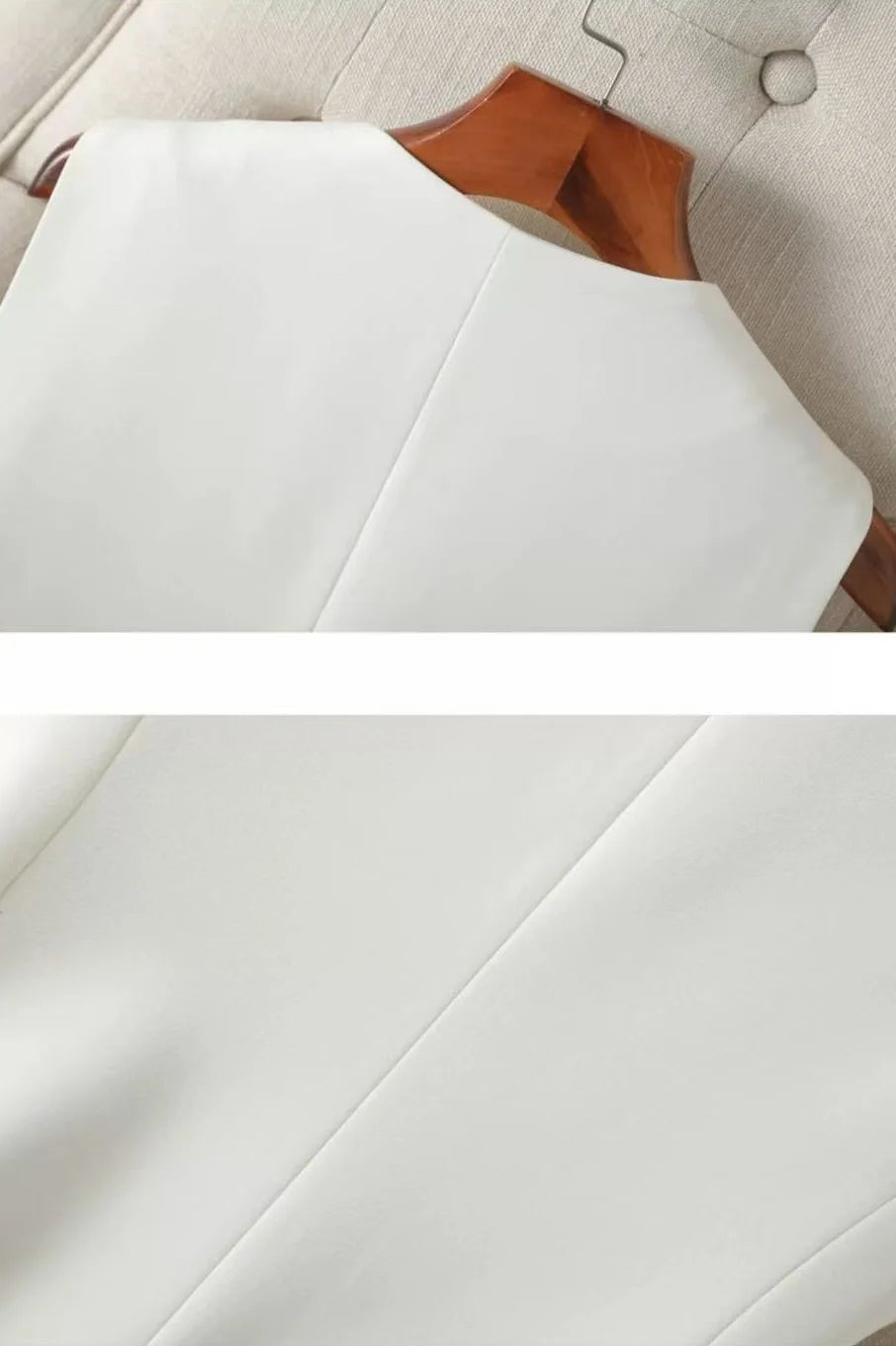 Women's Slim Fit Formal Business Vest – Sleeveless Tailored Waistcoat for Office