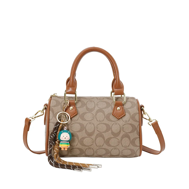 Women's Large Capacity Textured Diaper Bag – Chic Crossbody Shoulder Tote