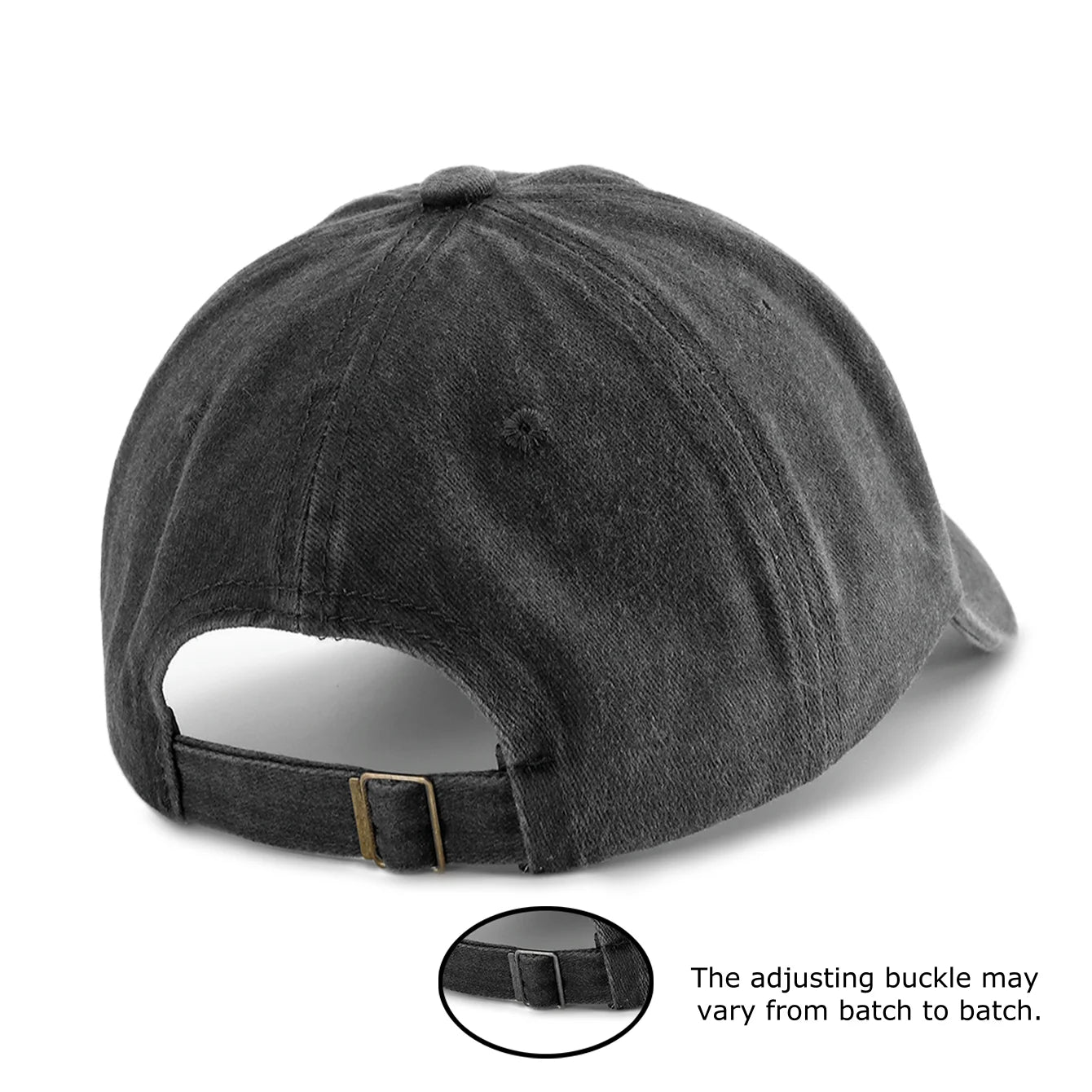 911 Print Washed Baseball Cap — Adjustable Unisex Dad Hat