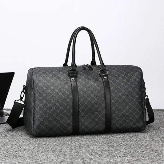 Men's Large Capacity Black Business Travel Bag