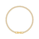 Crystal Geometric Chain Bracelet