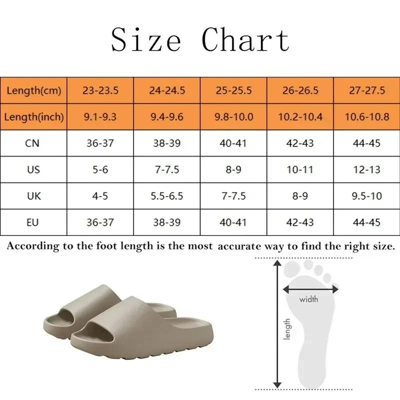EVA Platform Slippers – Unisex Beach Slides