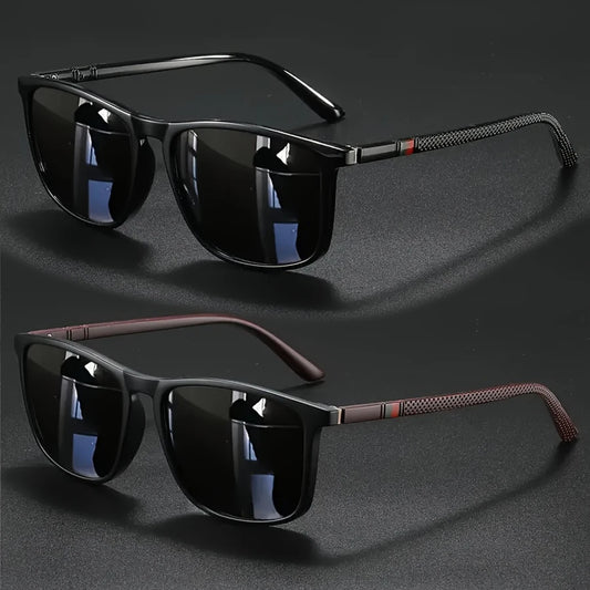 Vintage Square Polarized Sunglasses UV400 Protection