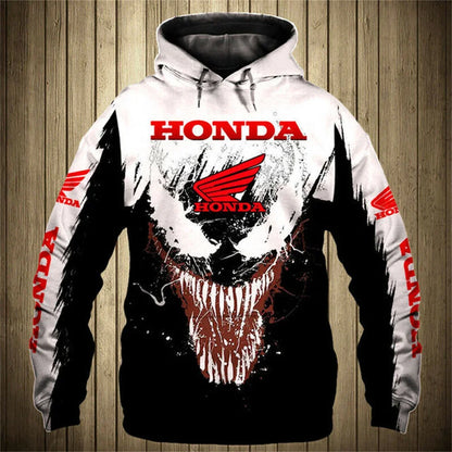 Men's Motorcycle Graphic Hoodie 3D Printed Pullover