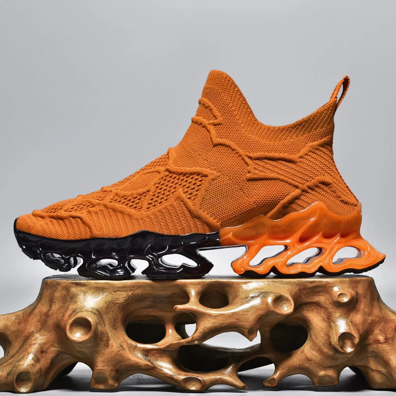 Men's Colorblock Casual Sneakers – Lightweight Everyday Wear