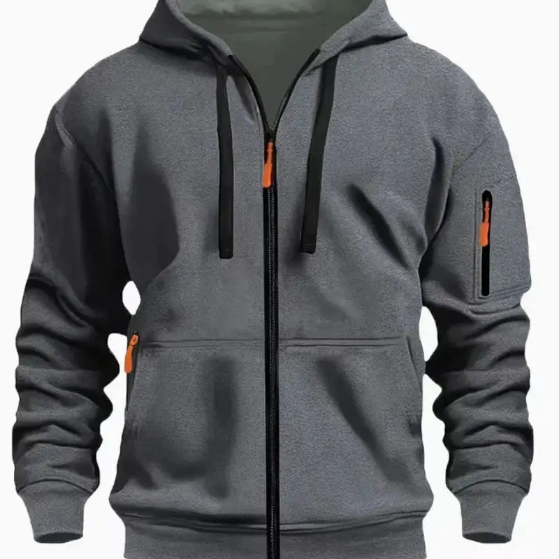 Men's Multi-Color Pullover Hoodie – Comfortable Everyday Casual Sweatshirt