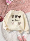 Girls’ Printed Pullover Hoodie