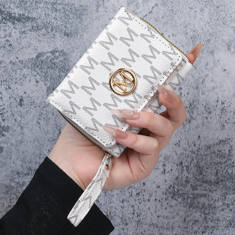 Women's Short PU Leather Wallet – Multi-Card Slot Coin Purse