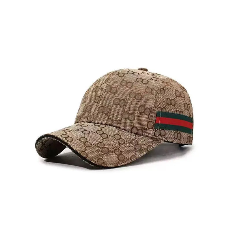 Unisex Striped Baseball Cap – UV Protection Adjustable Hat