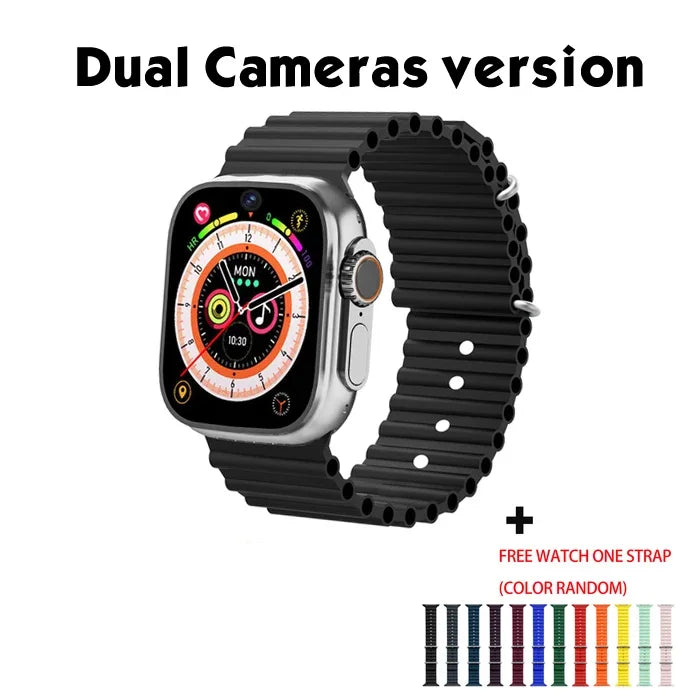 S9 Ultra 4G Smart Watch – Dual Camera, GPS, SOS & Heart Rate Monitor
