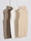 Wool Sleeveless Pullovers