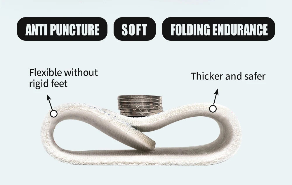 Flexible tube with features labeled on a White background