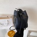 Leather Bucket Bag for Women