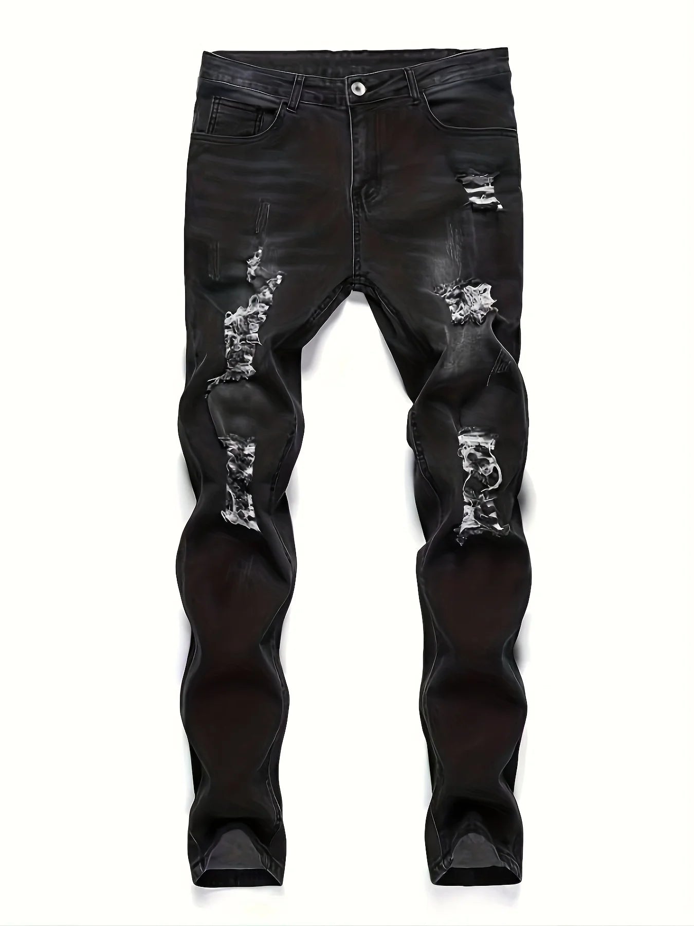 Men's Slim Fit Ripped Jeans
