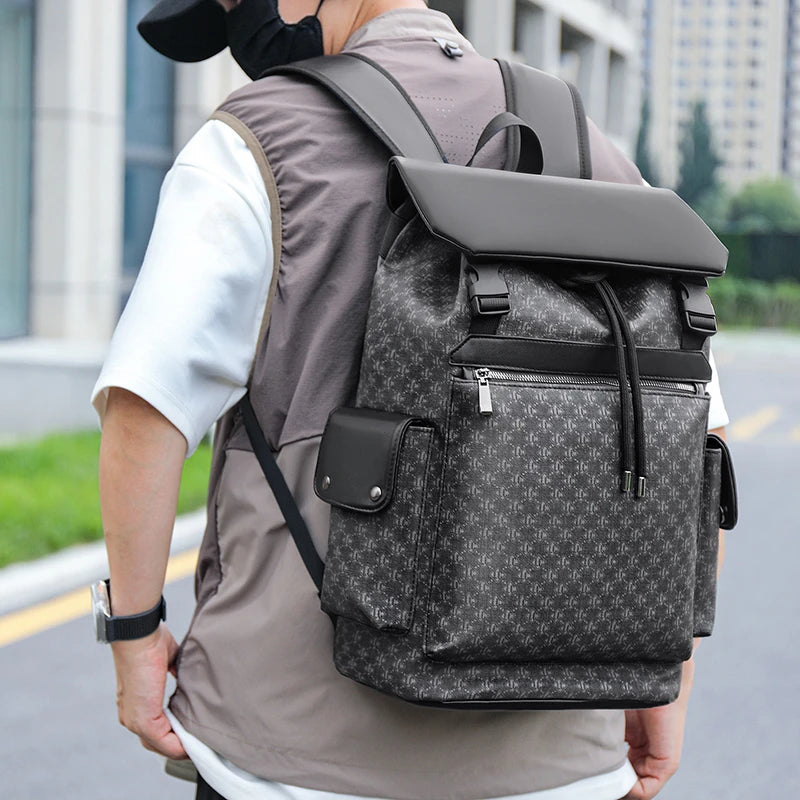 Men's Leather Backpack – Laptop & Travel