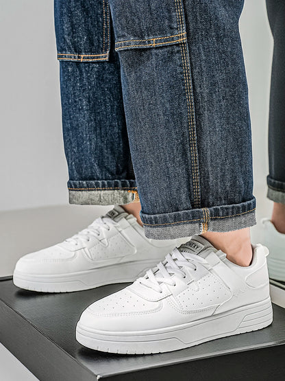 Men's Low-Top Skate Sneakers – Casual Lace-Up Style