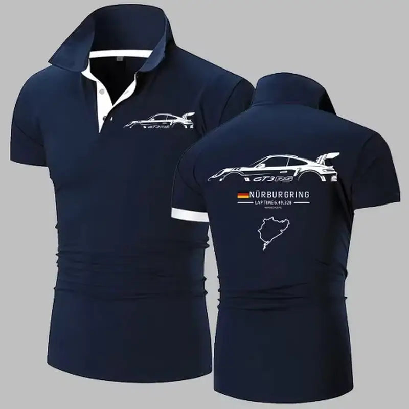 Men's GT3 RS Heavyweight Polo Shirt | Short Sleeve Performance Polo