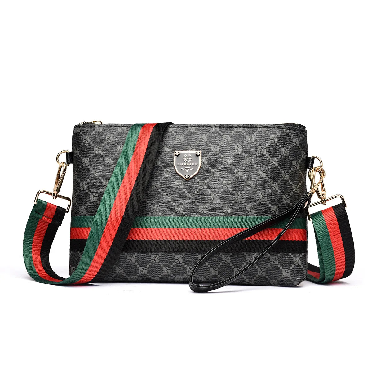 Envelope Clutch Crossbody Bag — PU Leather Shoulder Bag for Men & Women