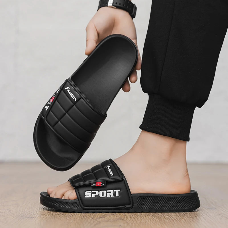 Lightweight Fashion Slippers – Breathable Indoor & Outdoor Slides