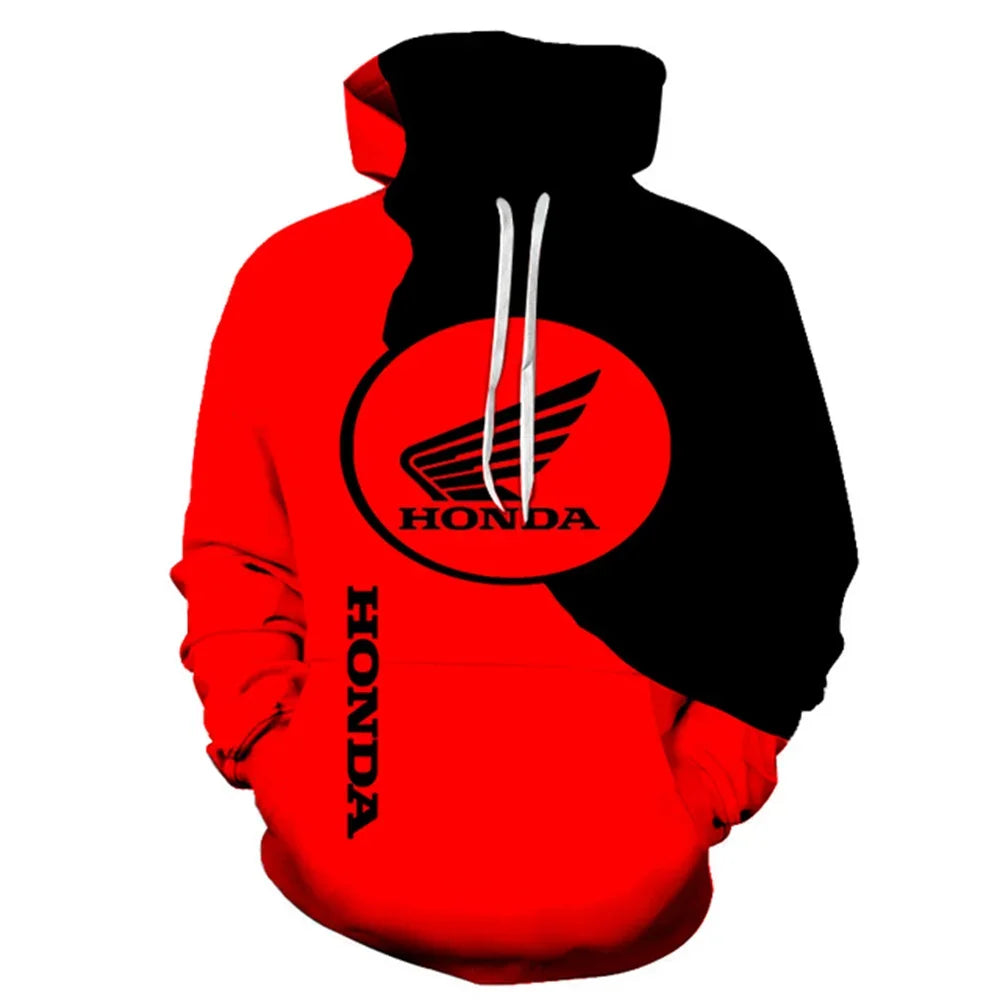 Men's Motorcycle Graphic Hoodie 3D Printed Pullover