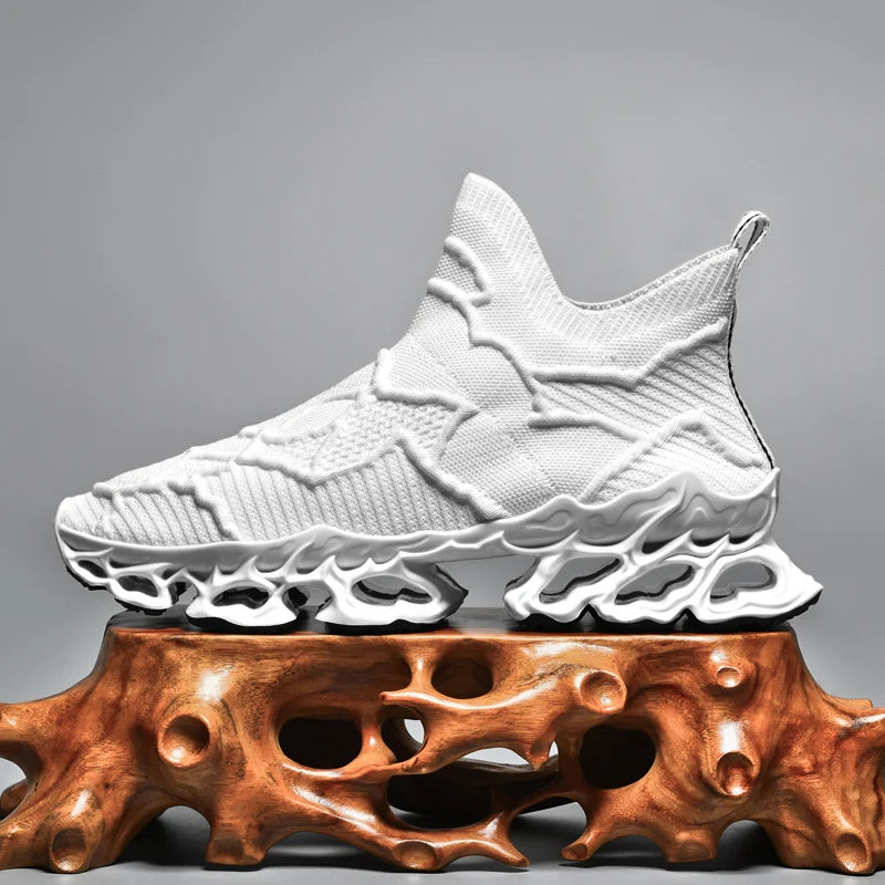 Men's Colorblock Casual Sneakers – Lightweight Everyday Wear