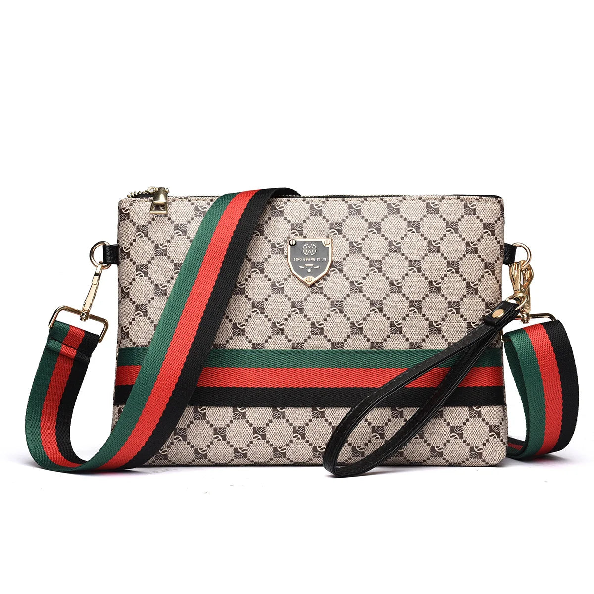 Envelope Clutch Crossbody Bag — PU Leather Shoulder Bag for Men & Women