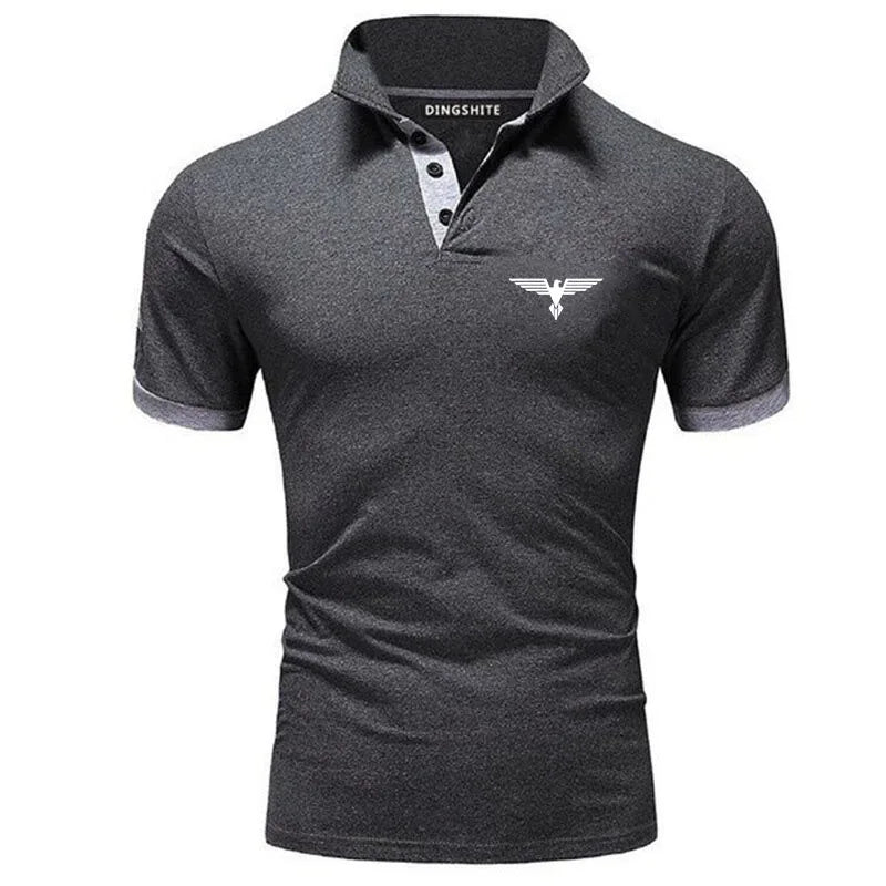 Men's Polo Collar T-Shirt – Slim Fit Casual Cotton Top