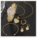 Quartz Watch & Jewelry Set