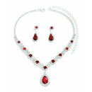 Droplet Necklace and Earrings Set