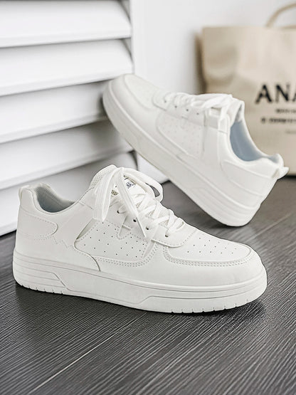 Men's Low-Top Skate Sneakers – Casual Lace-Up Style