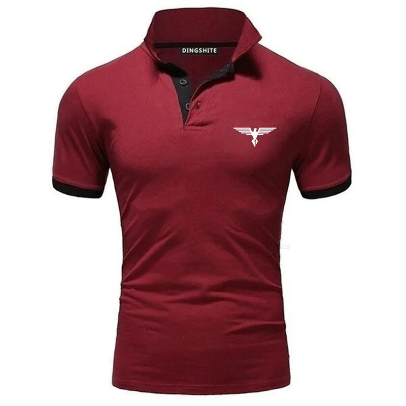 Men's Polo Collar T-Shirt – Slim Fit Casual Cotton Top