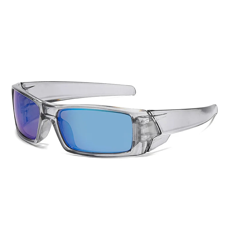 Y2K Square Sunglasses | Unisex Rectangle Mirror Shades