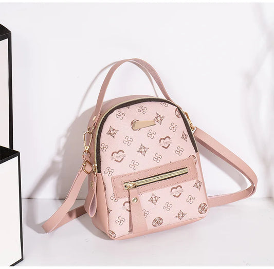 Pink Flower Backpack for Women – Sweet Floral Student School Bag | Atlantis