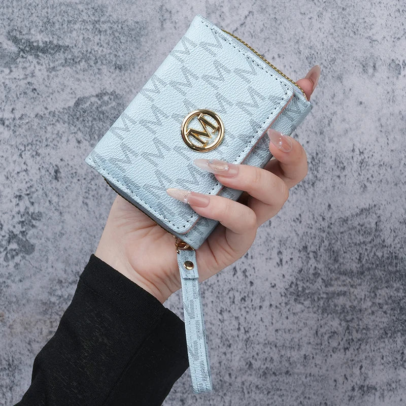 Women's Short PU Leather Wallet – Multi-Card Slot Coin Purse