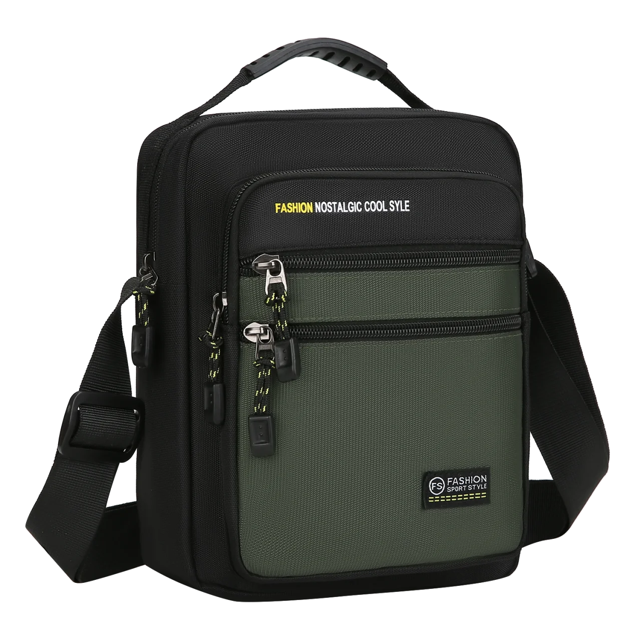 Men's Oxford Crossbody Bag – Casual Lightweight Shoulder Bag