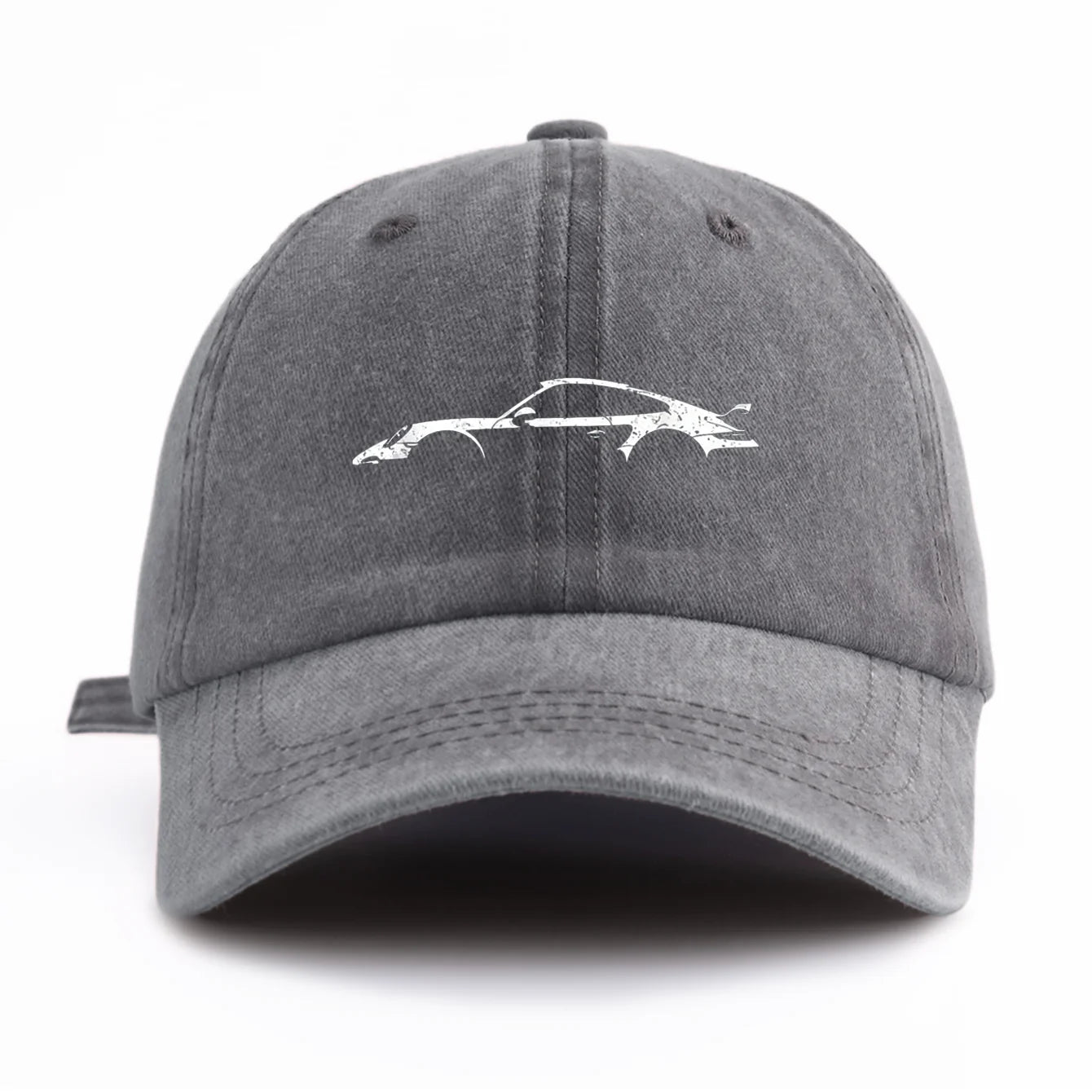 911 Print Washed Baseball Cap — Adjustable Unisex Dad Hat