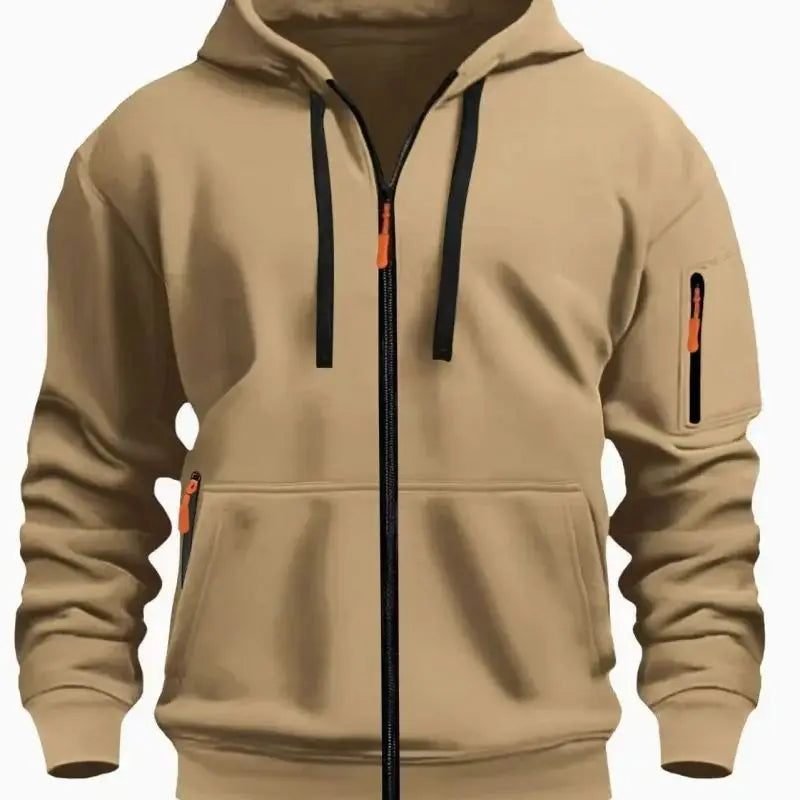 Men's Multi-Color Pullover Hoodie – Comfortable Everyday Casual Sweatshirt
