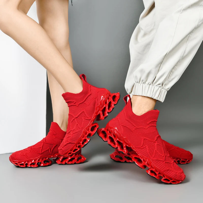 Men's Colorblock Casual Sneakers – Lightweight Everyday Wear